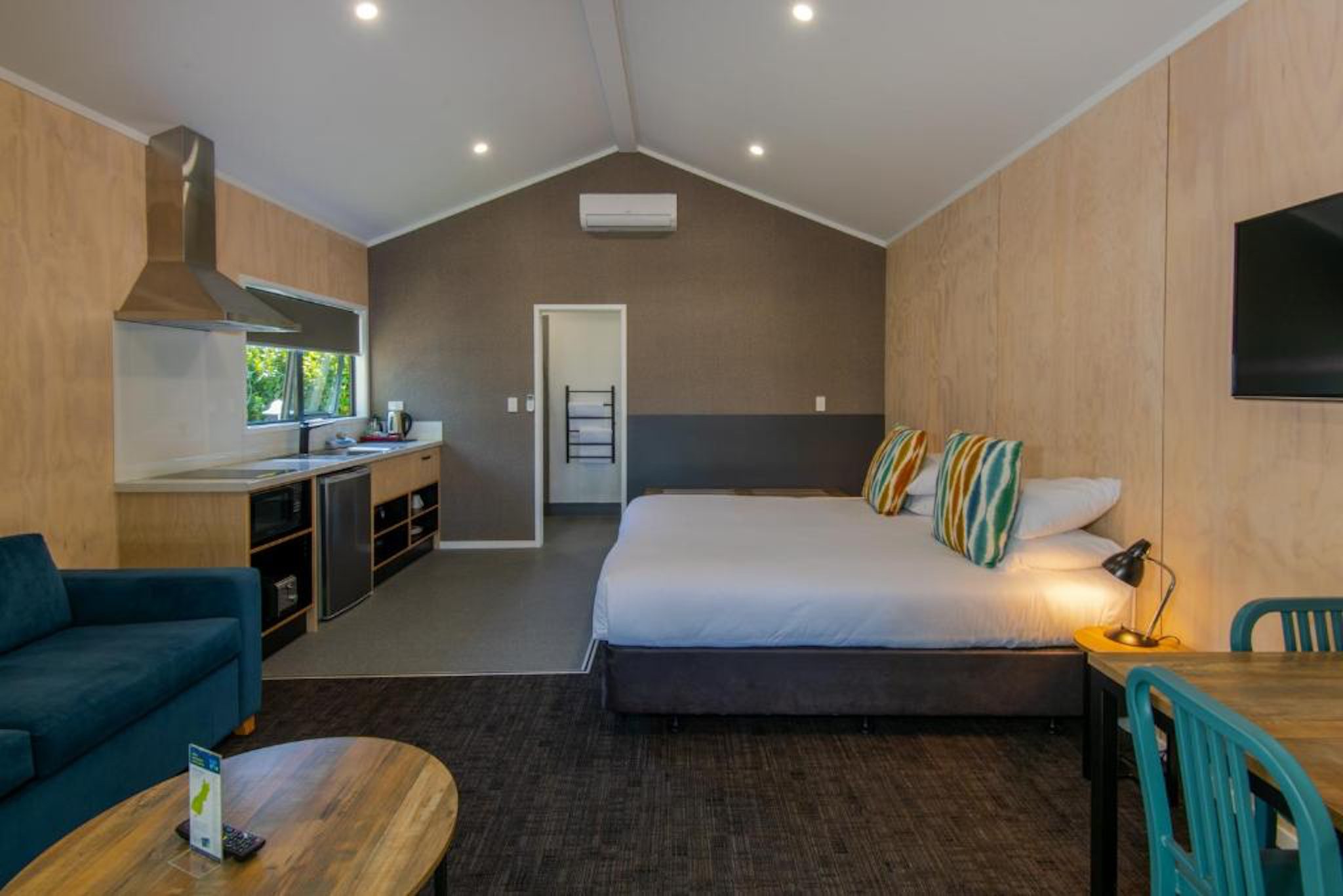 Inside view of prefab home accommodation