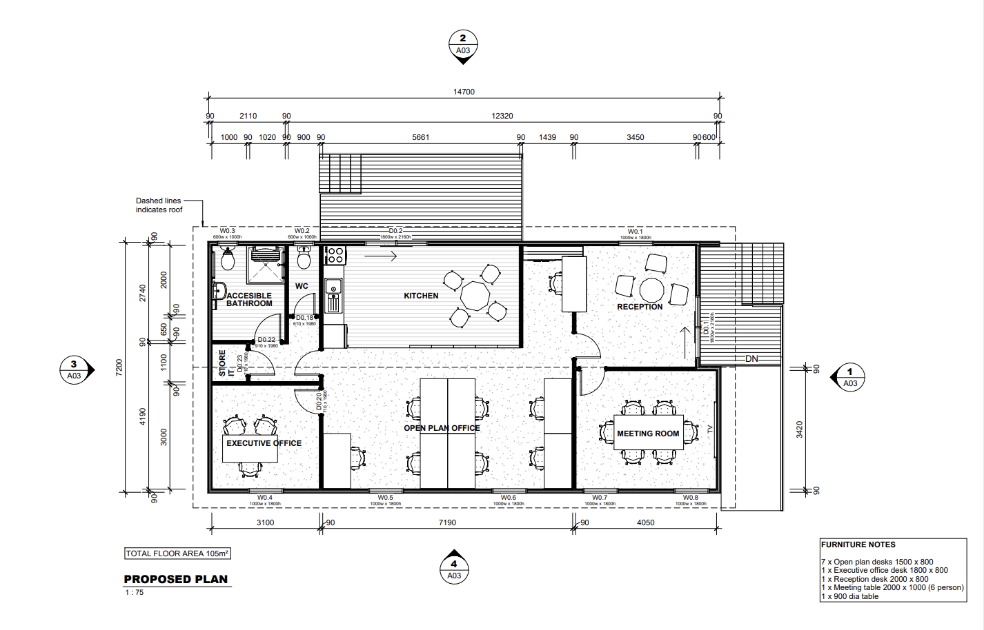Flow 103 office building plan
