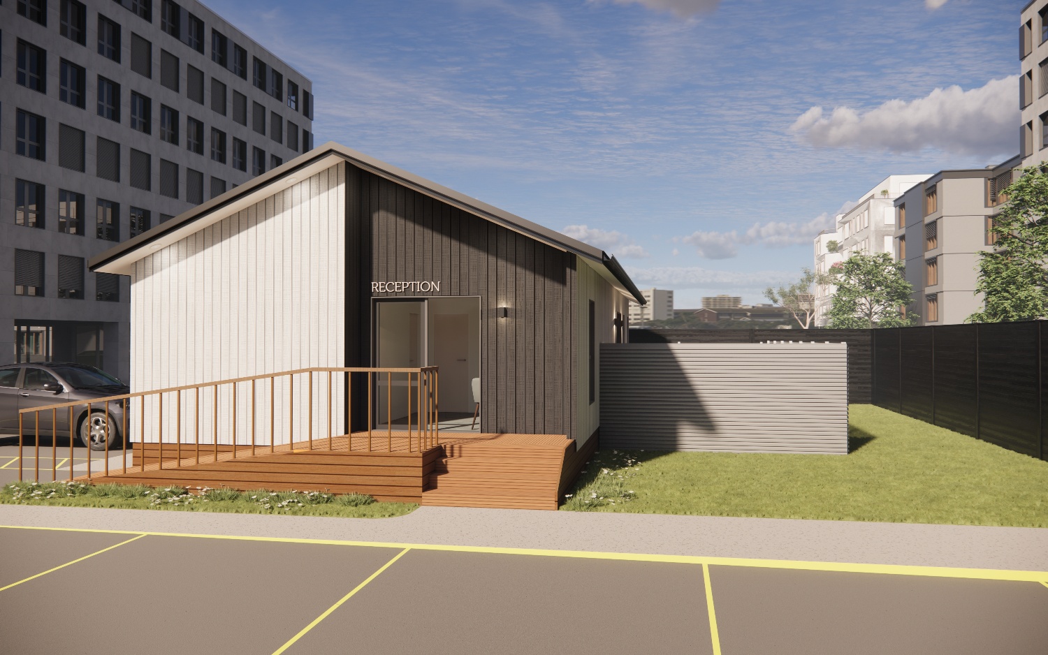 Flow 103 Transportable office plan
