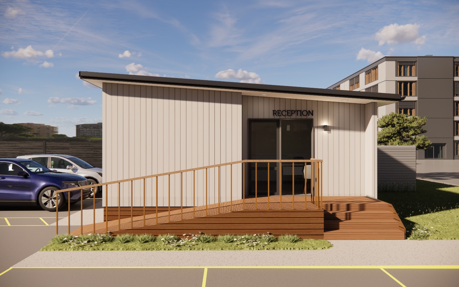 Flow 121 Transportable office building