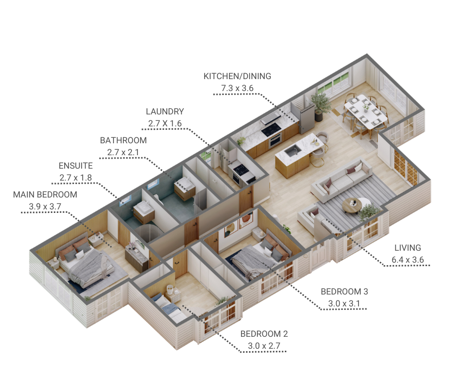 Omata 3D with labels